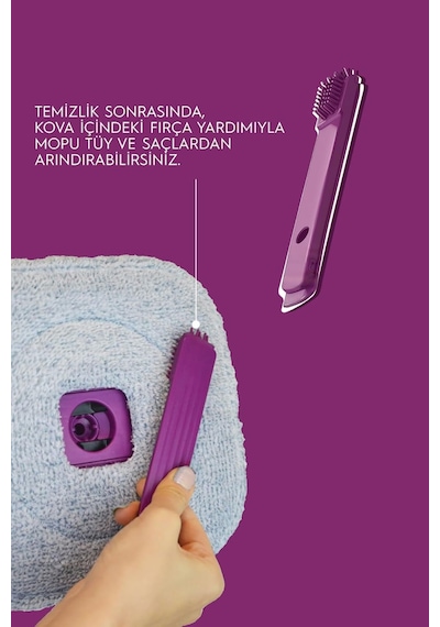 Wondero Otomatik Temizlik Seti - 3 Adet Yedek Mop Hediyeli
