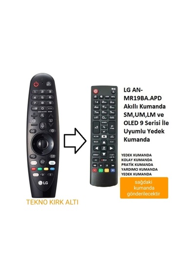 Kopya - Tüm Akıllı, Sihirli, Mouseli,smart, Hd Kumanda Yerine Uyar