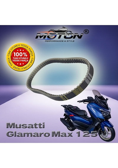 Musatti Glamaro Max 125 Varyatör Kayışı - Dayanıklı Güçlendirilmiş Yapılı Tayland Üretimi