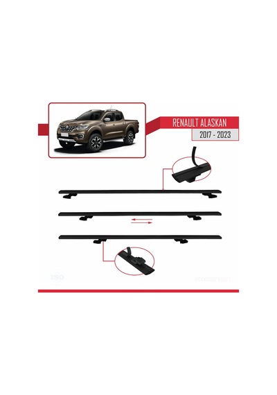 Renault Alaskan 2017-2023 Arası İle Uyumlu Basıc Model Ara Atkı T