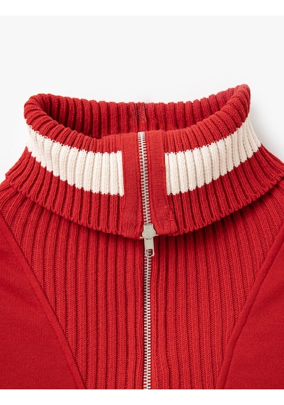 Koton Yarım Fermuarlı Biyeli Oversize Dik Yaka Kolej Baskılı Sweatshirt Kırmızı 5sal10467ık Kırmızı Koton Yarım Fermuarlı Biyeli Oversize Dik Yaka Kolej Baskılı Sweatshirt Kırmızı 5sal10467ık Kırmızı