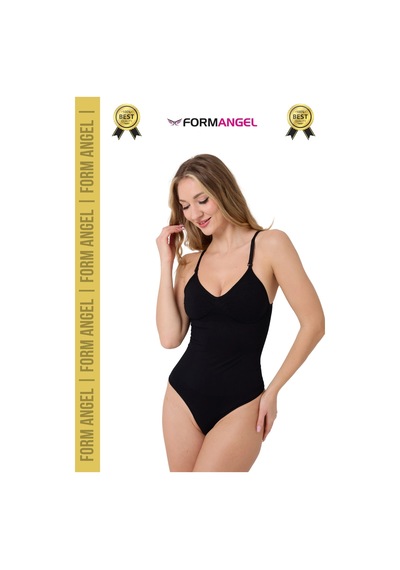Carlburn Korse İz Bırakmayan Kaymaz Seamless Toparlayıcı Dikişsiz Kadın Çıtçıtlı String Body Korse - 2 Adet Siyah Carlburn Korse İz Bırakmayan Kaymaz Seamless Toparlayıcı Dikişsiz Kadın Çıtçıtlı String Body Korse - 2 Adet Siyah