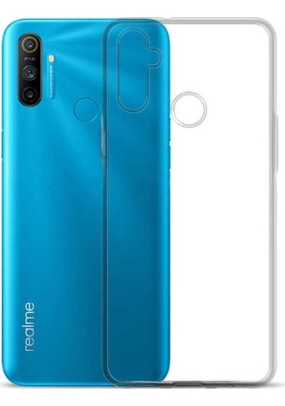 Realme C3 Kılıf Zore Şeffaf Ince Ve Esnek Süper Silikon Kılıf Renksiz