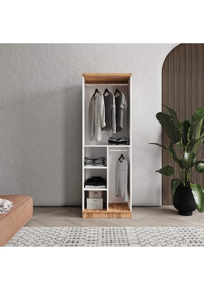 Guneystore Rosa 2 Kapaklı Komple Mdf Gardırop