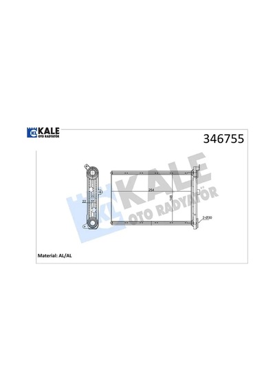 Kalorıfer Radyatoru E87 E90 F26 F25 E84 E92 E91 E81 Kale Radyatör 64119128953