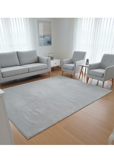 Renkli Halı Salon Halısı Makinede Yıkanabilir Kaymaz Taban Halı Krem Çok Renkli