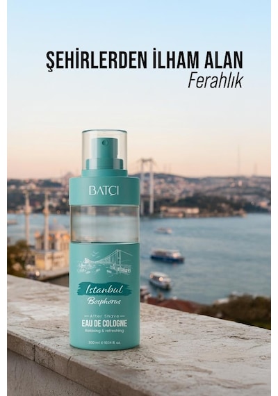 Batçı After Shave Tıraş Sonrası Edc Kolonya 300 Ml İstanbul Bosphorus