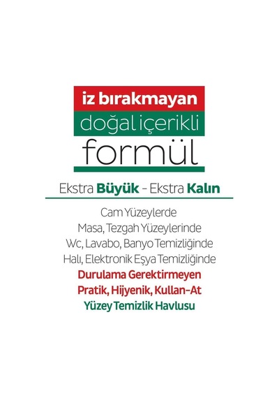 Sleepy Easy Clean Yüzey Temizlik Havlusu 100x9 900 Yaprak Tekli