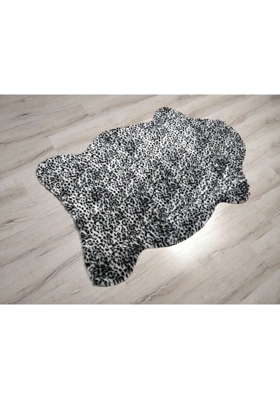 Doğuş Siyah Leopar Post Halı 100x150 Cm