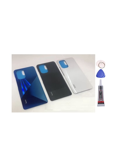 Xiaomi Redmi K40 Pro Siyah Arka Kapak Batarya Kapağı Pil Kapağı Yapışkan Ve Sökme Aparatıyla Beraber Full Set Siyah