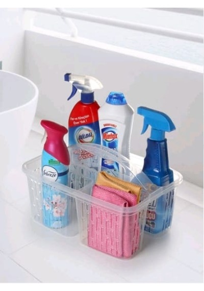 Bölmeli Düzenleyici Şeffaf Divided Organizer Transparent Seffa