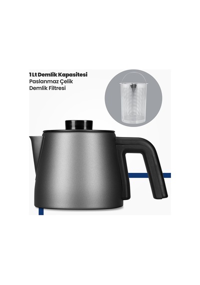 Goldmaster Chaidem XL 2 LT Çelik Çay Makinesi ve Isıtıcı