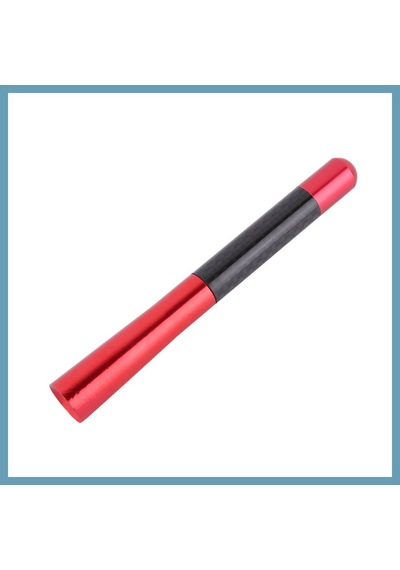 Bezos Alüminyum Karbon Fiber Oto Anten Çubuğu Kırmızı Mbt06