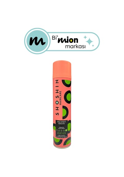 Shoshin Keratin Saç Spreyi Çok Güçlü Tutuş 300 Ml - 4 Adet Tarı