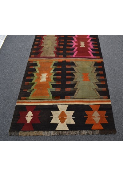 Zehra Abla Halı El Dokuma Olağanüstü Seçkin Cerit Yörükleri Meşhed İran Yün Kilim 5894