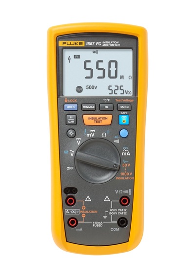 Fluke Fluke-1587 Fc, 2'si 1 Arada Yalıtım Multimetresi