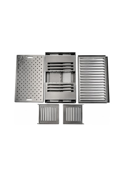 Komple Katlanır Kalın Mangal 35x50 Ölçülerinde 1.50 Mm Kalınlık Siyah