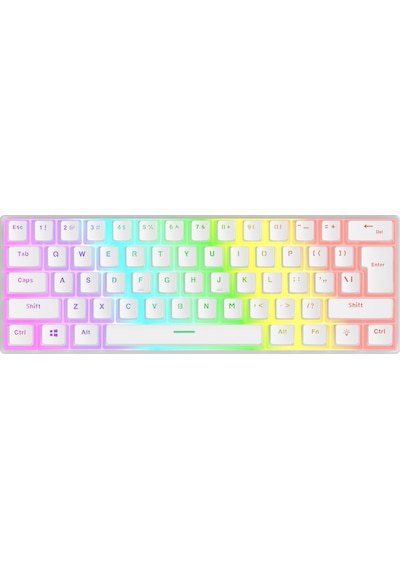 Rampage Radiant RGB Puding Tuş Mekanik Red Switch Mekanik Klavye