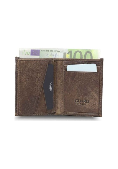 Guard Minimal Antik Kahve Deri Erkek Cüzdanı - Grd2403xw22418 Diğer Çok Renkli