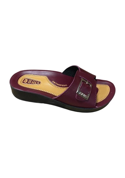 By Aris Kadın Tek Toka Terlik Bordo - 732353067 Bordo