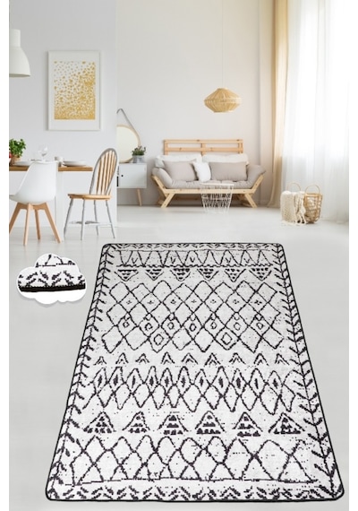 Soho White Djt 200X290 Cm Kaymaz Dekoratif Halı
