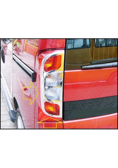 Ebal Otomotiv Peugeot Bipper Krom Stop Çerçevesi 2 Prç 2008 Üzeri