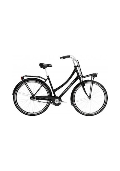 Bisan Fluante C Kadın Şehir Bisikleti 52cm V 28 Jant 1 Vites Parlak Siyah Silver Siyah
