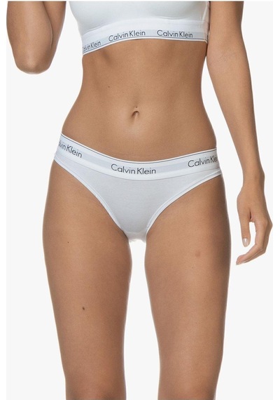 Calvin Klein Kadın Külot - Rahat Ve Şık Elastik Bantlı Tasarım-7521 Beyaz