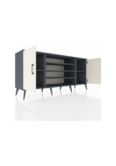 Hyperion Konsol 5 Raflı 2 Kapaklı 176x44x83 Antrasit-aytaşı/antrasit Aytaşı/antrasit Hyperion Konsol 5 Raflı 2 Kapaklı 176x44x83 Antrasit-aytaşı/antrasit Aytaşı/antrasit
