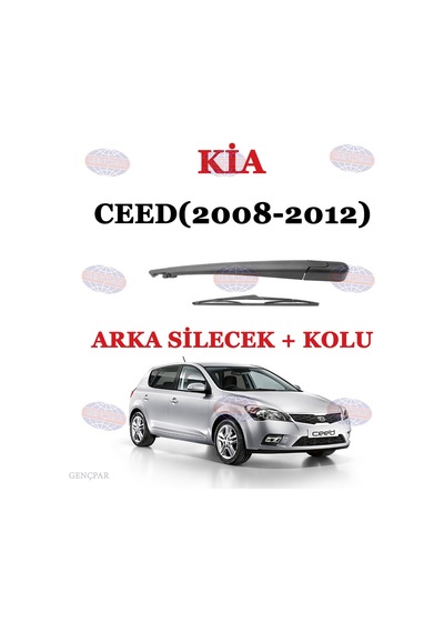 Kia Ceed Arka Silecek Kolu+Silecek Süpürgesi