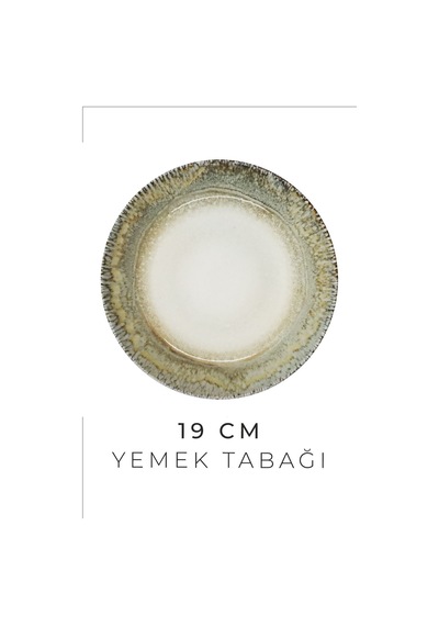 Kitchen Life 18 Parça 6 Kişilik Ay Işığı Sırları Porselen Yemek Takımı  - New Bone  Yemek Seti
