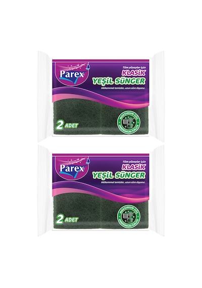 Klasik Yeşil 2'li Sünger İkili Paket
