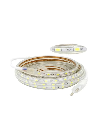 Hortum Esnek 220v Şerit Led Yeşil 10 Metre 10 Metre