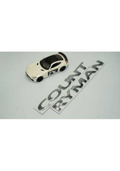 Mini Cooper Countryman R60 F60 Krom Metal 3m Bagaj Yazı Logo