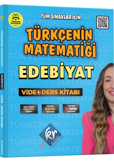 Gamze Hoca Türkçenin Matematiği Tüm Sınavlar İçin Edebiyat Video Ders Kitabı Kr Akademi Yayınları
