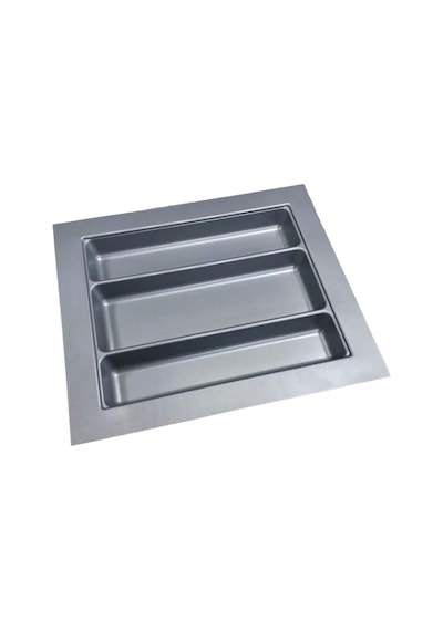 2'li Gri Renk Çekmece Içi Kaşıklık Ve Kepçelik 47x49 Cm Set Olarak 43x40 Ölçülerine Kesilebilir Gri