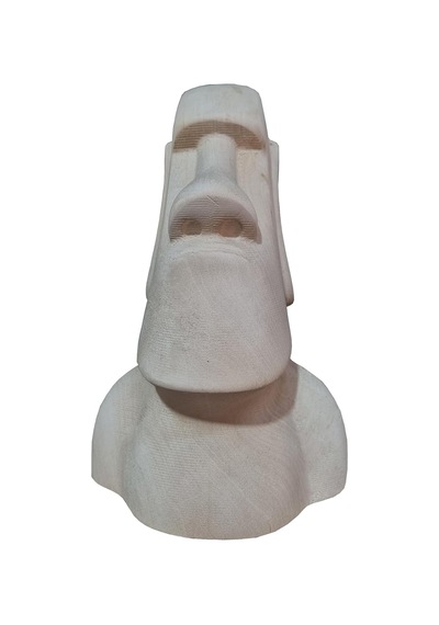 Ahşap Dekoratif Büst Heykeli Moai Totem Diğer