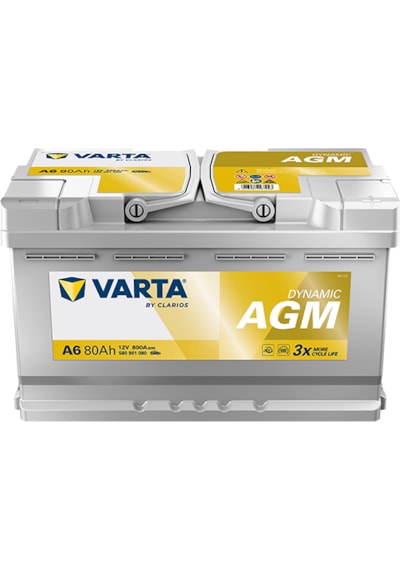 Varta 80 Ah Agm Start&stop Akü A6/f21