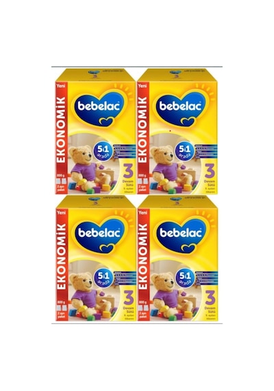 3 Bebek Devam Sütü 800 Gr 9-12 Ay X 4 Adet