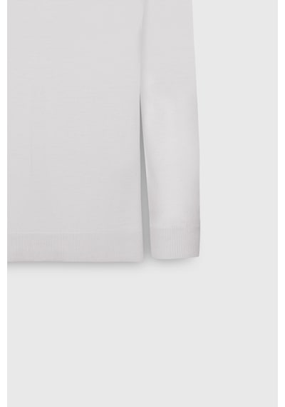 AC&Co / Altınyıldız Classics Erkek Ekru Standart Fit Normal Kesim Bisiklet Yaka Triko  Kazak Ekru
