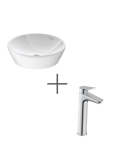 Duravit D-neo 40 Cm Çanak Lavabo Ve Duravit No.1 Lavabo Bataryası