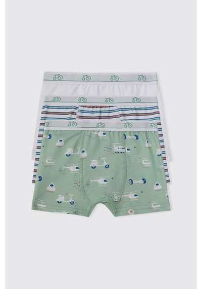 Panço Erkek Çocuk 3'lü Boxer Set 2612bk14004 Renkli