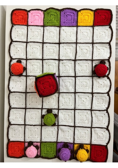 Turtle Racing Board Game/kaplumbağa Yarış Oyunu/montessori Örgü Oyun Seti Çok Renkli