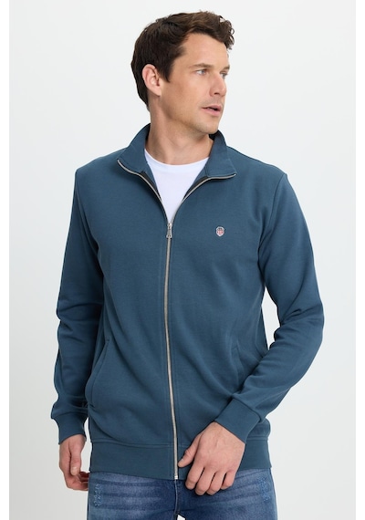 Tudors Erkek Slim Fit Dar Kesim Pamuklu Tam Fermuarlı Çift Cepli Dik Yaka Petrol Sweatshirt Hırka-41894 Petrol Tudors Erkek Slim Fit Dar Kesim Pamuklu Tam Fermuarlı Çift Cepli Dik Yaka Petrol Sweatshirt Hırka-41894 Petrol