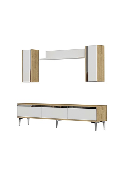 Tvr1898dbs - Anka Tvr180 Tv Ünitesi Takım , Tv Sehpası Safirmeşe-beyaz-sılver 180cm Tvr1898dbs - Anka Tvr180 Tv Ünitesi Takım , Tv Sehpası Safirmeşe-beyaz-sılver 180cm