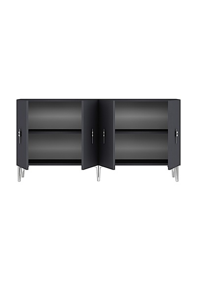 Ka1527as Salkım Konsol Ve Tv Sehpası Antrasit-silver 150cm