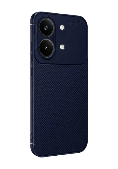 Xiaomi Poco X8 Pro Max Auto Focus Karbon Kapak - Lacivert Standart