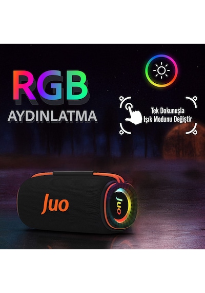 Juo Soundpeak Blaze 30w Rgb Bluetooth Hoparlör Kablosuz Taşınabilir Speaker