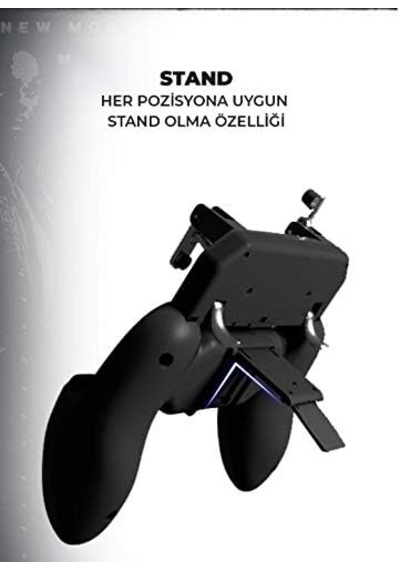 W11+ Pubg Ateşleyici Tetik Joystick Oyun Konsolu Kolu