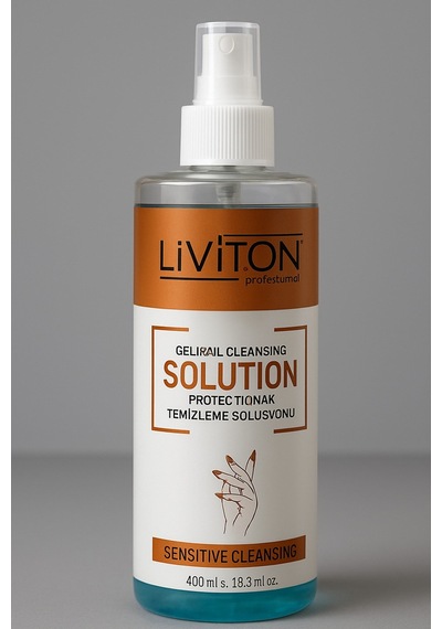 Liviton Professional Lıvıton Solution Protez Tırnak Temizleme Solüsyonu 400 Ml